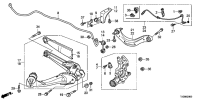 52215TX3H00-Knuckle comp., l. rr
