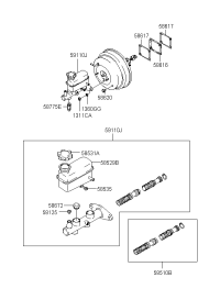 5850138A10-CYLINDER KIT-BRAKE MASTER