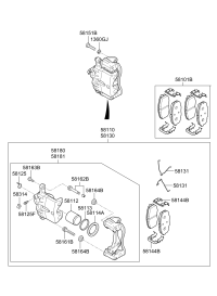 58101F0A30-PAD KIT-FR DISC BRAKE