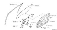 80301JK000-GLASS-FR DOOR,L
