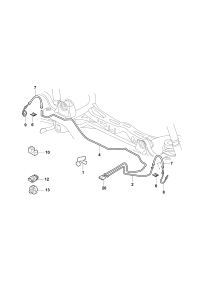 1KD611775B-HOSE-BRAKE RR