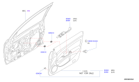 809002DU1A-Garnish assy-front door, rh