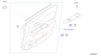 809003AW0B-Garnish assy-front door, rh