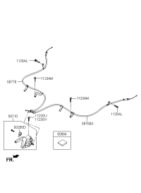 59710B5500WK-LEVER ASSY-PARKING BRAKE