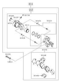 581013KA61-PAD KIT-FR DISC BRAKE