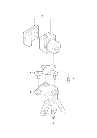 1KD614117A-Unit assy-ABS