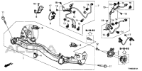 42100TRPH01-Member, rear axle frame