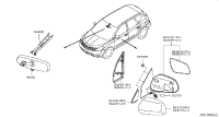 96301CA300-MIRROR ASSY-OUT