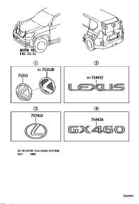 5314150061-EMBLEM, RADIATOR GRILLE (OR FRONT PANEL)