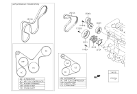 252212B710-PULLEY-WATER PUMP
