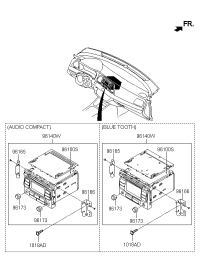 96180D1100CA-AUDIO ASSY
