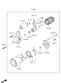 3610022875-STARTER12V 13T 1.4KWTOY CAMRY 4 CYL