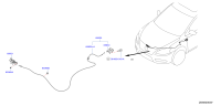 656012GD0A-Lock assy-hood