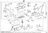 04111F0071-GASKET KIT, ENGINE OVERHAUL