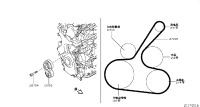 1172000Q6F-BELT-FAN & ALTERNATOR