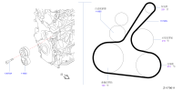119552GJ0A-TENSIONER ASSY