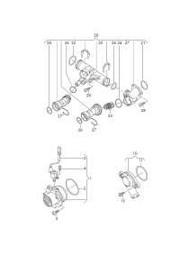 04L121011L-WATER PUMP/A3/A4/A6/JET/PST/11