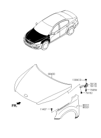 663113R100-Panel-fender, lh