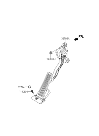 327004V100-PEDAL ASSY-ACCELERATOR
