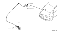 65601JX31A-Lock assy-hood