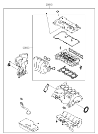209102EC10-GASKET KIT-ENGINE OVERHAUL
