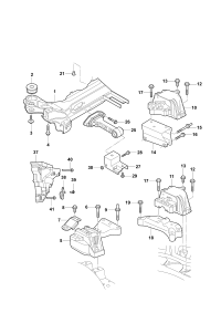 180199429B-RUBBER MOUNTING/A4/A6/A8/2009