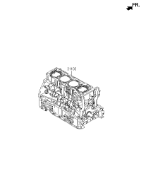 242TM2GA08B-ENGINE ASSY-SHORT