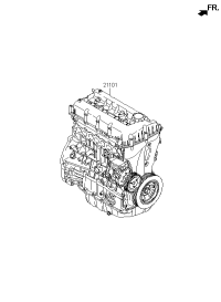 182TM2GA51-ENGINE ASSY-SUB
