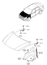 66311S4010-Panel-fender, lh