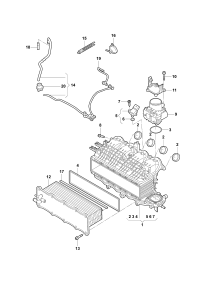 04E129709M-Joint, intake air