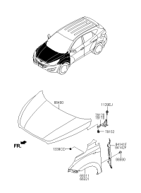 663112Z000-Panel-fender, lh