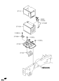 371123L350-Insulator, battery