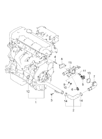2562023710-HOUSING ASSY-THERMOSTAT