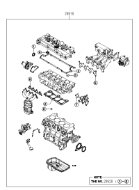 2091026K10-GASKET KIT-ENGINE OVERHAUL