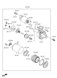 361002B760-STARTER12V 13T 1.4KWTOY CAMRY 4 CYL