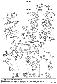 0411175C61-GASKET KIT, ENGINE OVERHAUL