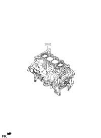 22WA22EW00-ENGINE ASSY-SHORT