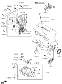 213502E430-COVER ASSY-TIMING CHAIN
