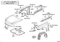 5380533020-Seal, hood to fr rh