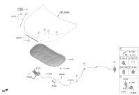 81125BU000-PAD-HOOD INSULATING