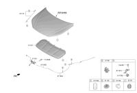 81125F9500-PAD-HOOD INSULATING
