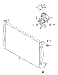 4F0121251AH-RADIATOR/AUDI-A4/A5/A6/Q5