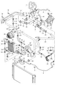 4F0121101E-WATER HOSE