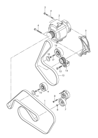 06E903137N-V -RIBBED BELT /VW/AUDI