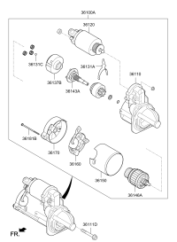 361002M465-STARTER12V 13T 1.4KWTOY CAMRY 4 CYL