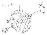 7L6612105B-Brake booster with double diaphragm
