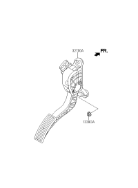 32700D0100-PEDAL ASSY-ACCELERATOR