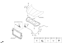 81130D0010-Lock assy-hood