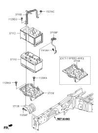 37112H3000-Insulator, battery