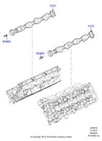 AL3Z6250E-CAMSHAFT